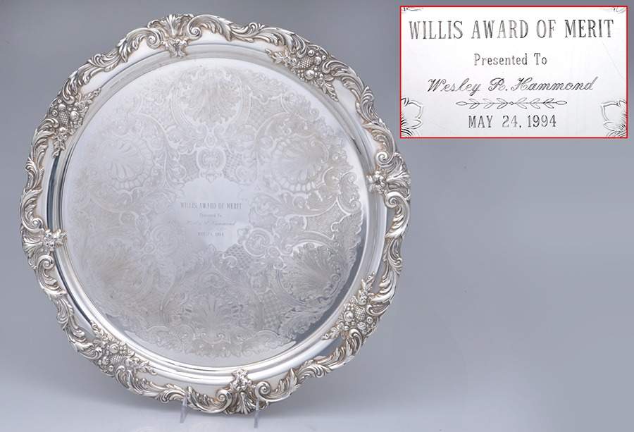 King Francis (Silverplate, Hollowware) Tray for Punch Bowl by Reed & Barton-1