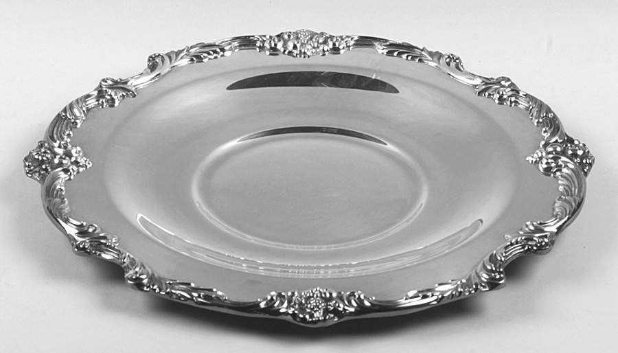 King Francis (Silverplate, Hollowware) 15" Round Tray by Reed & Barton-1