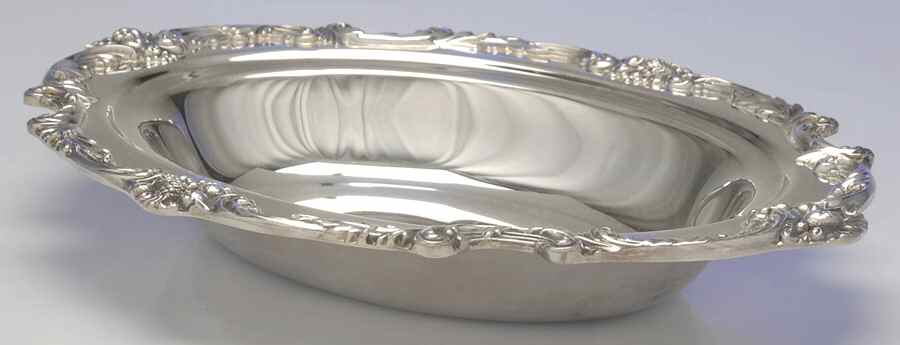 King Francis (Silverplate, Hollowware) Double Vegetable Bowl-No Lid by Reed & Barton-1