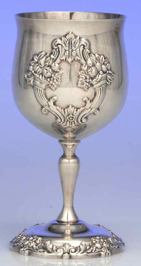 King Francis (Silverplate, Hollowware) Water Goblet by Reed & Barton-1