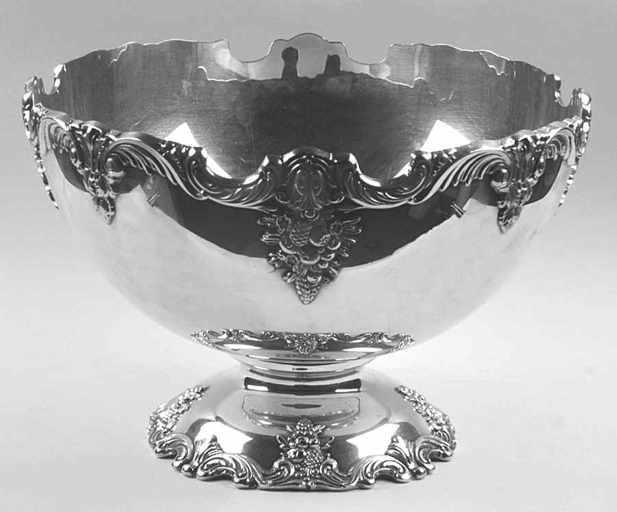 King Francis (Silverplate, Hollowware) Punch Bowl by Reed & Barton-1
