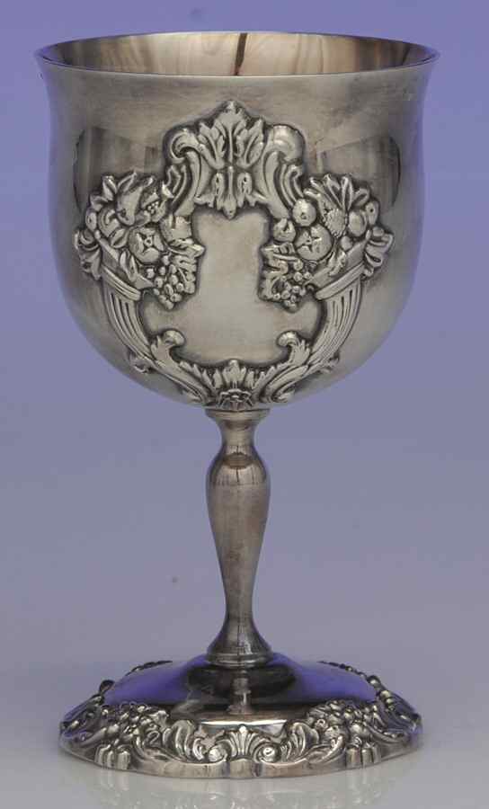 King Francis (Silverplate, Hollowware) Silverplate Wine Goblet by Reed & Barton-1