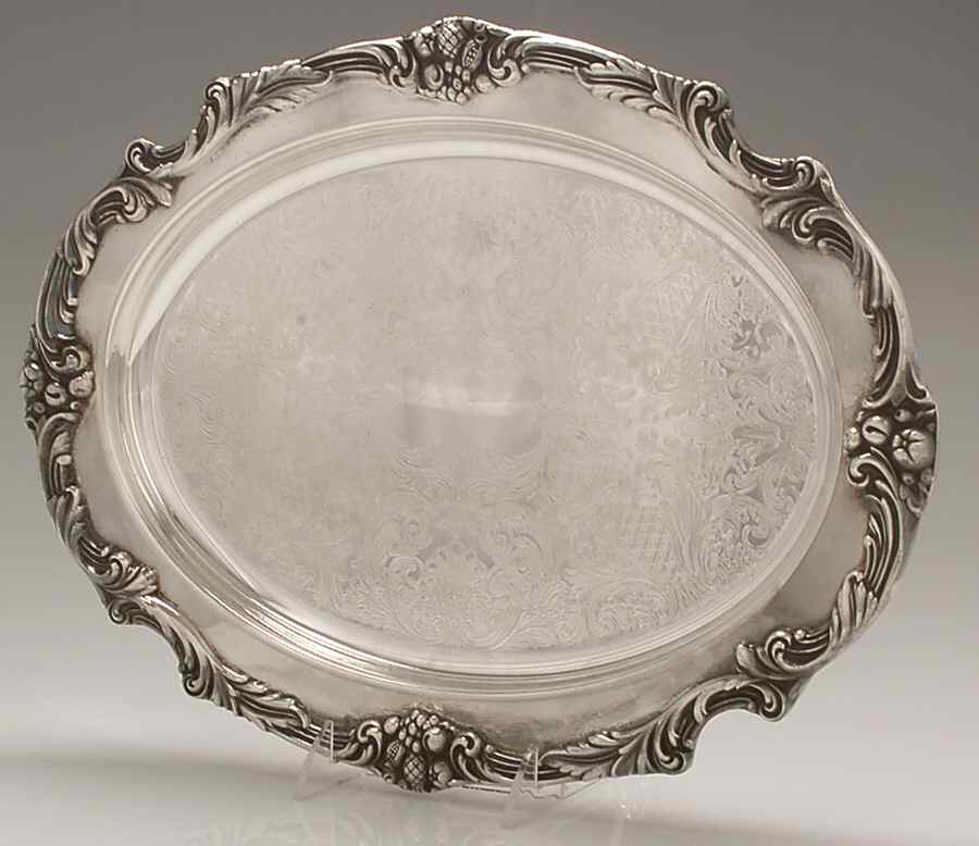 King Francis (Silverplate, Hollowware) 16" Relish, No Glass Liner by Reed & Barton-1