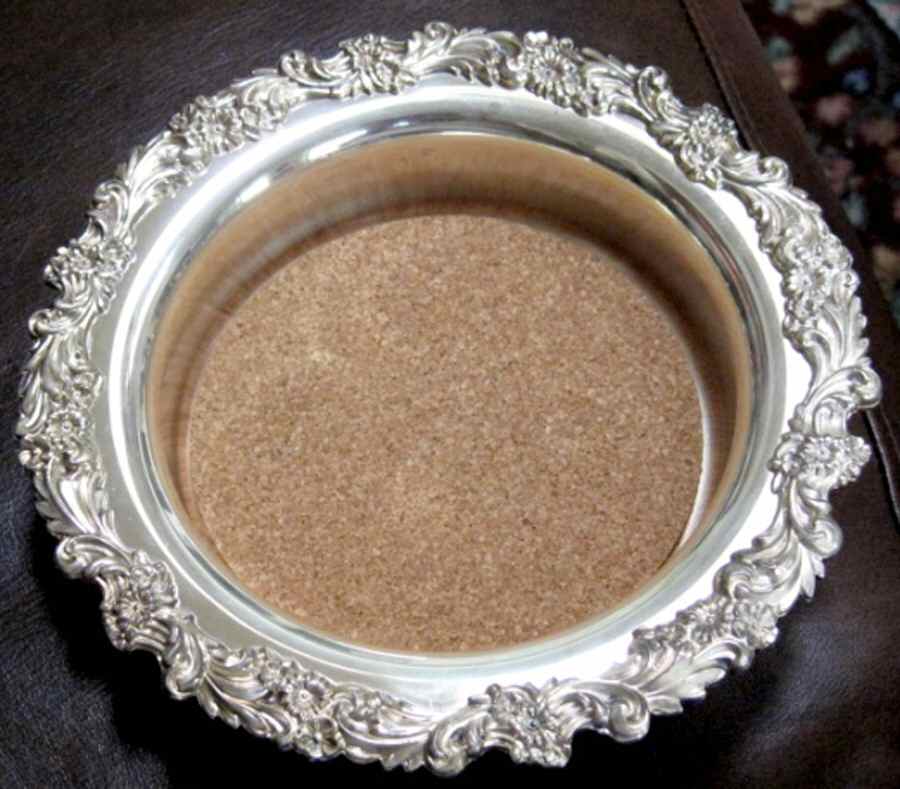 Burgundy (Silverplate, Hollowware, Older) Silverplate Wine Coaster by Reed & Barton-1