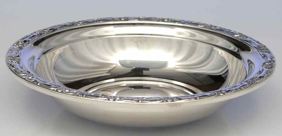 Marlborough (Sterling, 1906, Hollowware) 9" Round Vegetable Bowl by Reed & Barton-1
