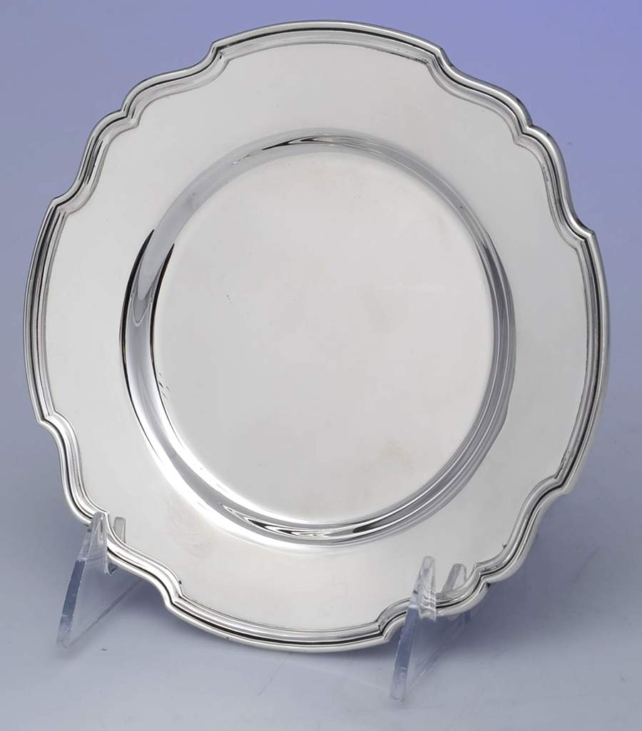 Hepplewhite-Plain (Sterling, 1907, Hollowware) Bread Plate by Reed & Barton-1