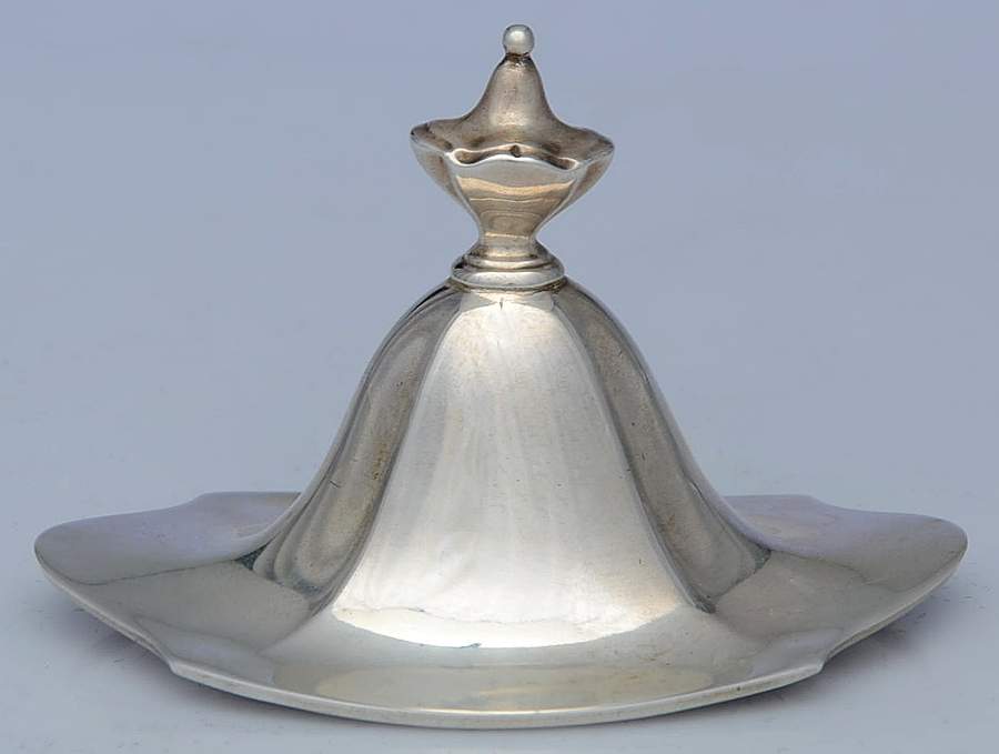 Hepplewhite-Plain (Sterling, 1907, Hollowware) Lid for Sugar Bowl by Reed & Barton-1