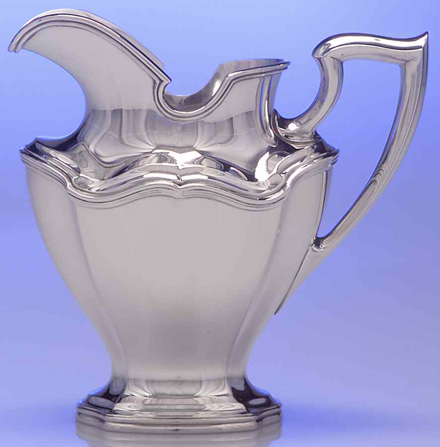 Hepplewhite-Plain (Sterling, 1907, Hollowware) Creamer by Reed & Barton-1