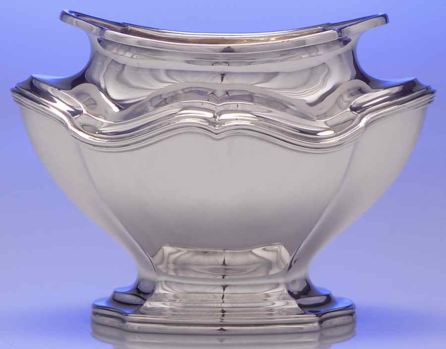 Hepplewhite-Plain (Sterling, 1907, Hollowware) Waste Bowl by Reed & Barton-1