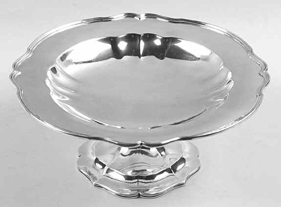 Hepplewhite-Plain (Sterling, 1907, Hollowware) Tall Compote by Reed & Barton-1