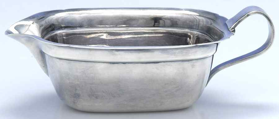 Mayflower (Silverplate, Hollowware) Plated Gravy Boat No Underplate by Reed & Barton-1