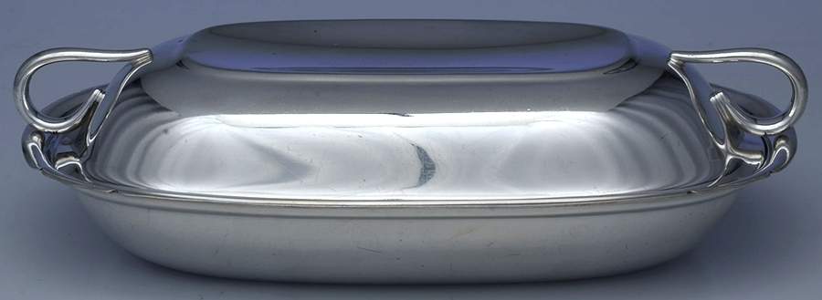 Mayflower (Silverplate, Hollowware) 11" Oval Double Divided Vegetable by Reed & Barton-1