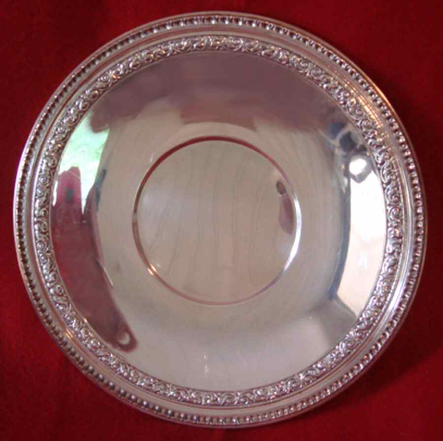 Bel Air (Silverplate, Hollowware) 12" Sandwich Plate by Reed & Barton-1