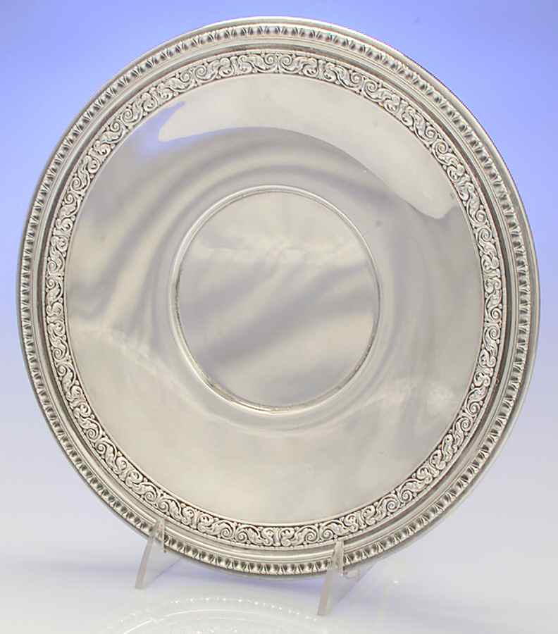 Bel Air (Silverplate, Hollowware) 10" Sandwich Plate by Reed & Barton-1