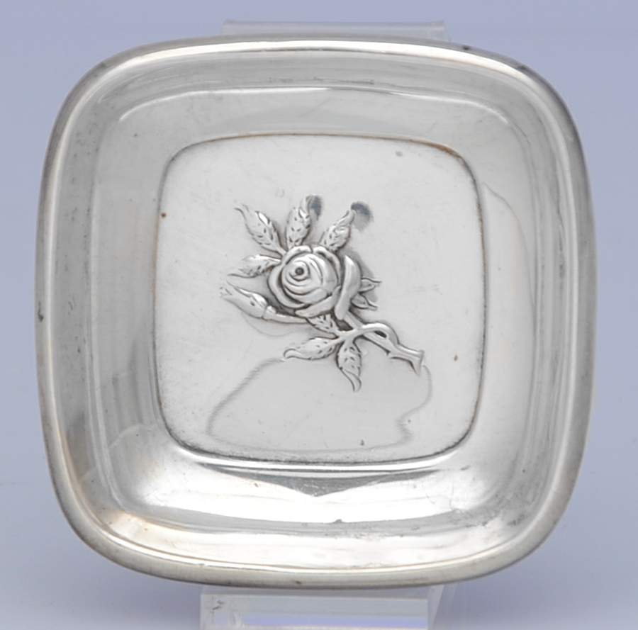 Classic Rose (Sterling, 1954, Hollowware) Butter Pat by Reed & Barton-1