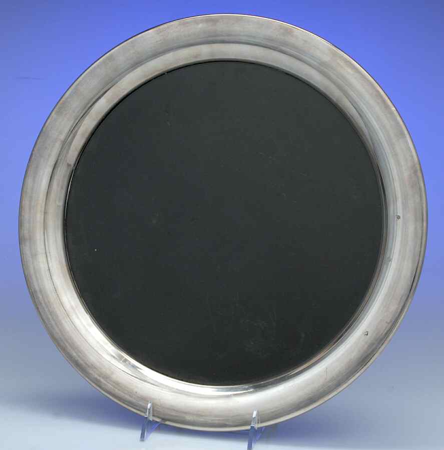 Denmark (Silverplate, 1963, Hollowware) 14" Round Tray by Reed & Barton-1