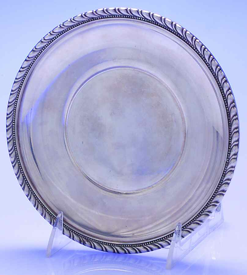 Old London (Silverplate, Hollowware) Water Pitcher Underplate by Reed & Barton-1