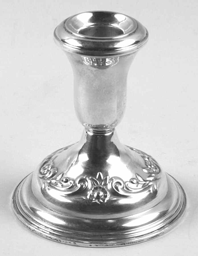 Savannah (Sterling, 1962, Hollowware) Weighted Console Candleholder by Reed & Barton-1