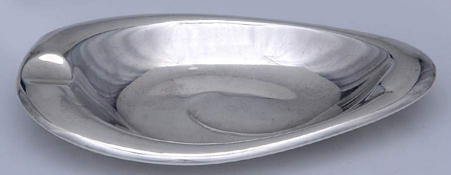 Silver Sculpture (Sterling, 1954, Hollowware) 5" Ashtray by Reed & Barton-1