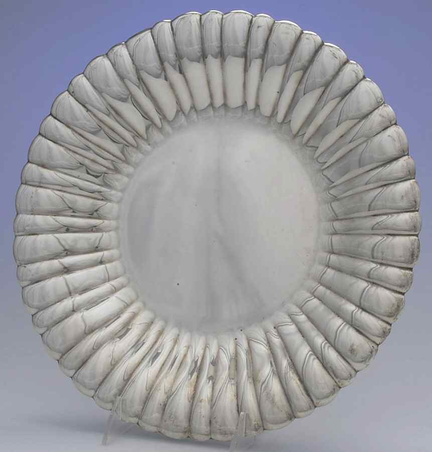 Trajan (Sterling, Hollowware) 12" Round Tray by Reed & Barton-1