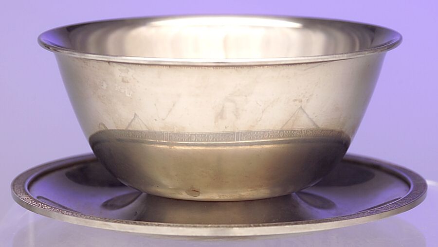 Cordova (Stainless, Hollowware) Gravy Boat with Attached Underplate by Riviera-1