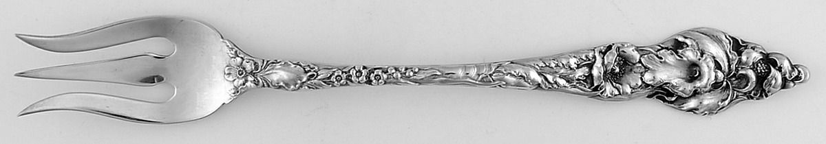 Les Six Fleurs (Sterling, 1901) Old Style Pickle Fork by Reed & Barton-1