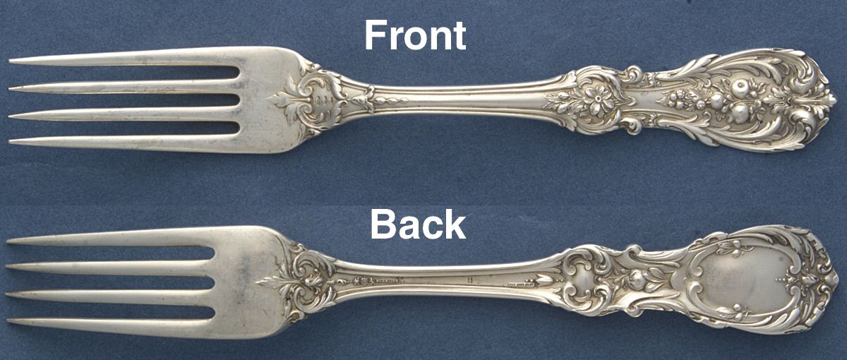 Francis I (Sterling, Eagle-R-Lion, 1907, Monograms) Fork by Reed & Barton-1