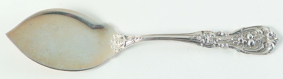 Francis I (Sterling, Eagle-R-Lion, 1907, Monograms) Large Solid Jelly Server by Reed & Barton-1