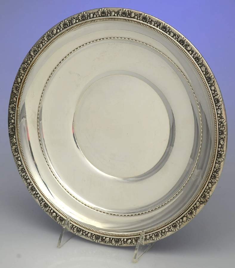 Medici (Sterling, Hollowware) 10" Sandwich Plate by Reed & Barton-1