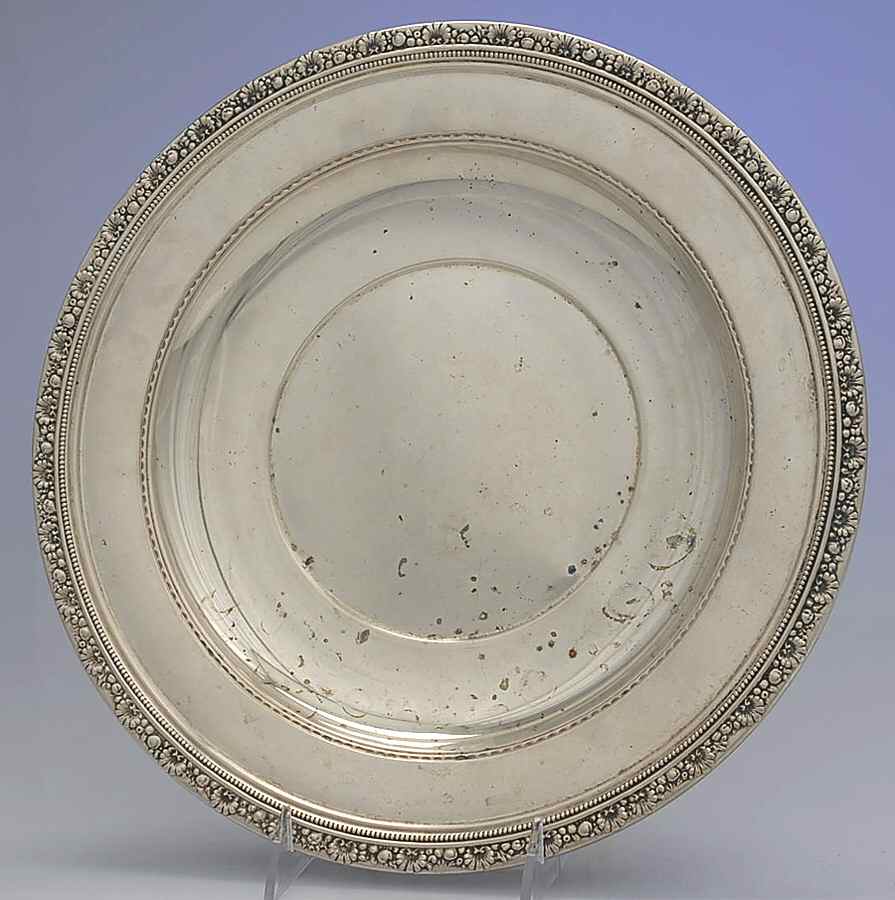 Medici (Sterling, Hollowware) 12" Sandwich Plate by Reed & Barton-1