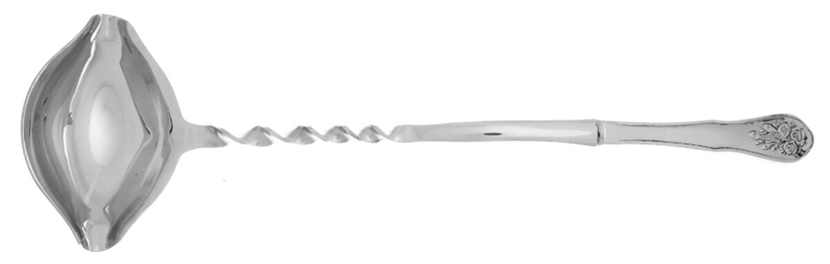 Old Country Roses (Stainless, Gold Accent) Punch Ladle with Stainless Bowl HC by Royal Doulton-1