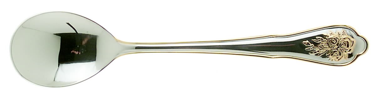 Old Country Roses (Stainless, Gold Accent) Sugar Spoon by Royal Doulton-1