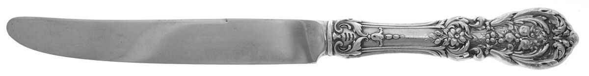 Francis I (Sterling, "Reed & Barton", Monograms) Knife-New French/Hollow by Reed & Barton-1