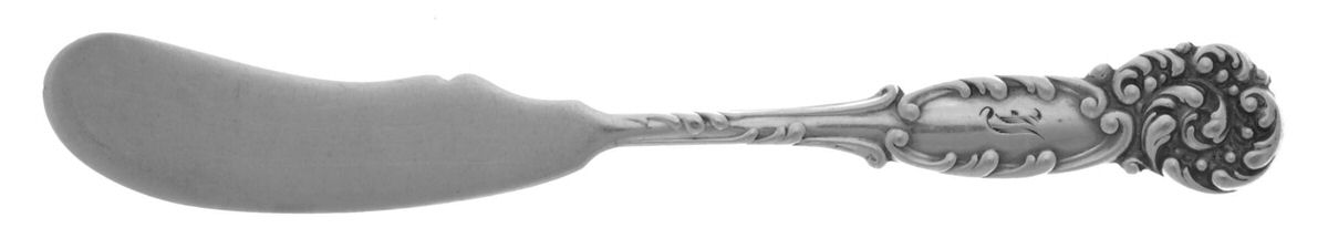 La Reine (Sterling, 1893) Flat Handle Butter Spreader by Reed & Barton-1