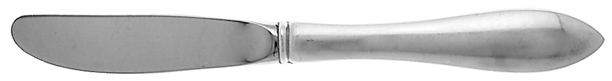 Pointed Antique (Sterling, 1895, Monograms) Modern Hollow Butter Spreader (Stainless) by Reed & Barton-1