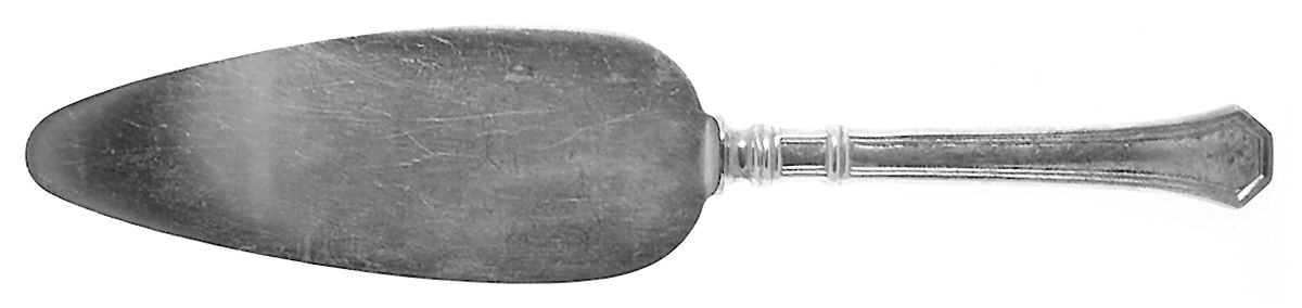 Sierra (Silverplate, 1914, Monograms) Pie Server with Silverplate Blade by Reed & Barton-1