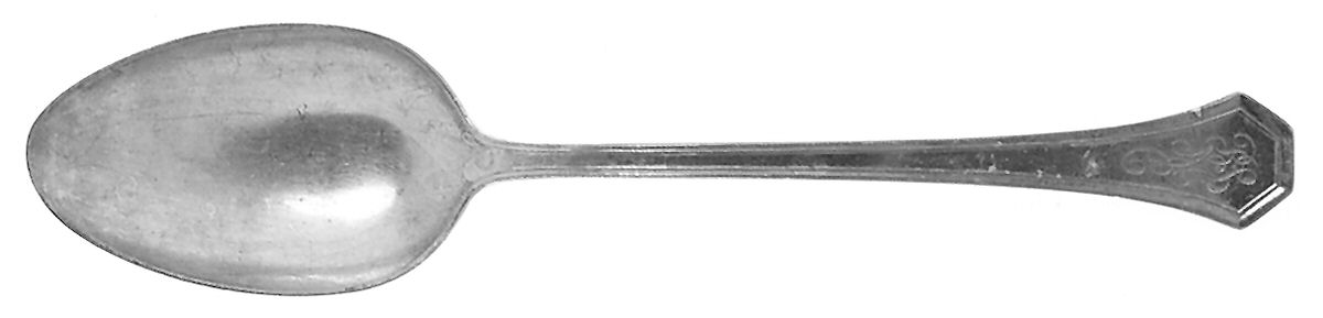 Sierra (Silverplate, 1914, Monograms) Tablespoon (Serving Spoon) by Reed & Barton-1
