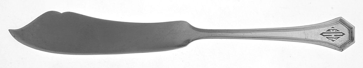 Sierra (Silverplate, 1914) Individual Solid Fish Knife by Reed & Barton-1