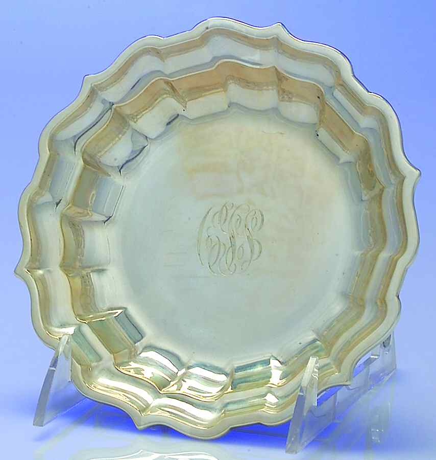 Chippendale (Sterling, Hollowware) 6" Bon Bon Bowl by Reed & Barton-1