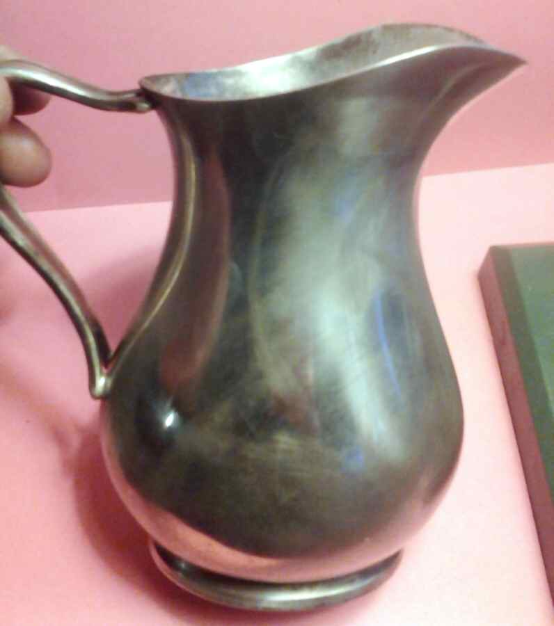 U S NAVY (SILVERPLATE, HOLLOWWARE) 16 Oz Pitcher by Reed & Barton-1