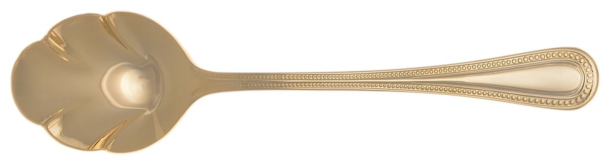 Beads-Gold (Gold Electroplate) Sugar Shell Spoon by Retroneu-1