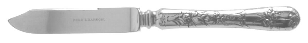 RDS77 (SILVERPLATE) Individual Solid Fruit Knife by Reed & Barton-1