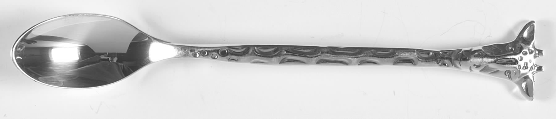 Silver Safari I (Silverplate) Infant Feeding Spoon by Reed & Barton-1