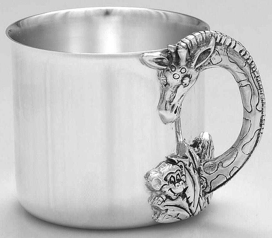Silver Safari I (Silverplate) Baby Cup by Reed & Barton-1