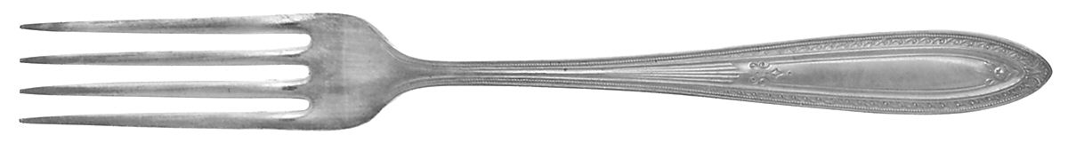 Sir Galahad (Silverplate, 1927, Monograms) Fork by Reed & Barton-1