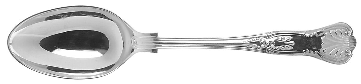 Kings (Silverplate) Place/Oval Soup Spoon by Roberts & Belk-1