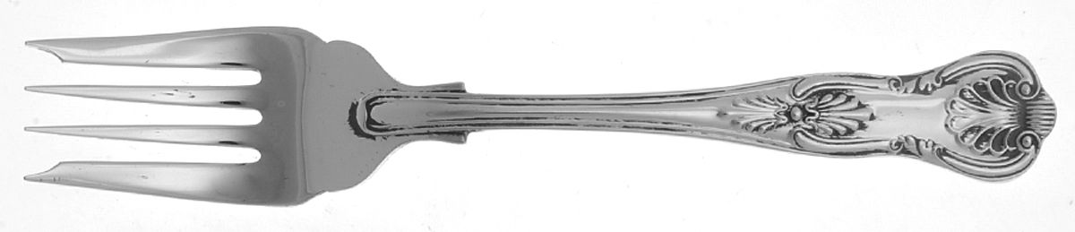 Kings (Silverplate) Individual Salad Fork by Roberts & Belk-1