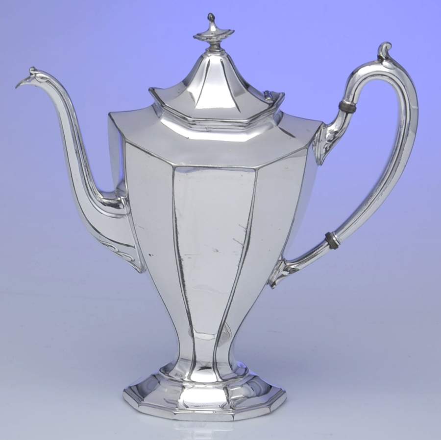 Sierra (Silverplate, Hollowware) Silverplate Coffee Pot by Reed & Barton-1