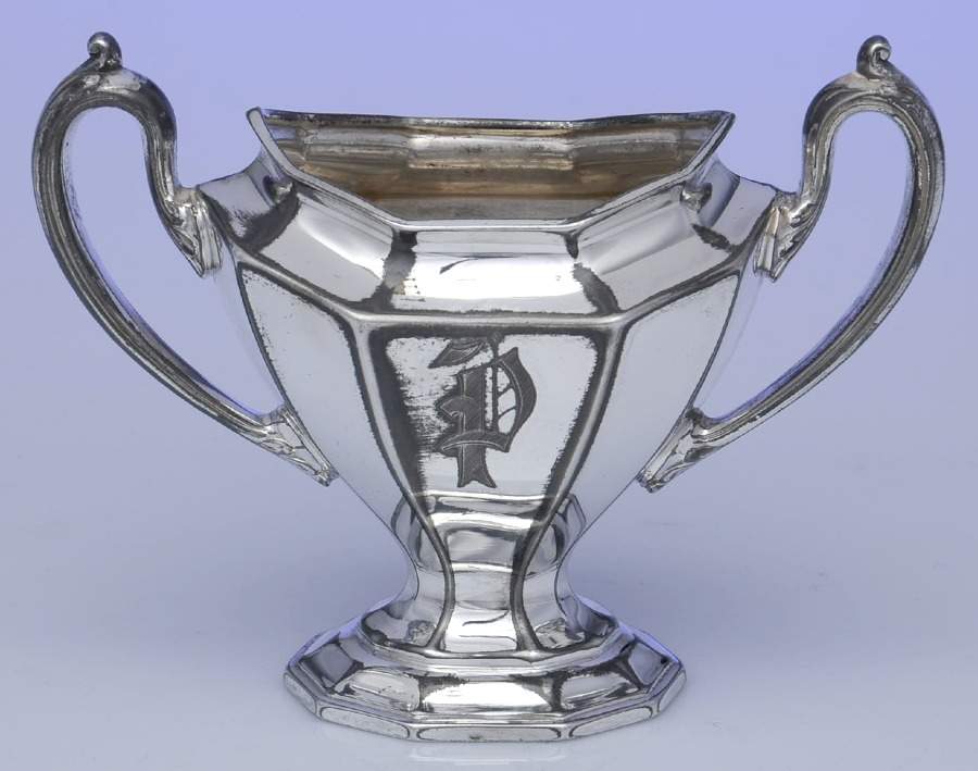 Sierra (Silverplate, Hollowware) Sugar Bowl No Lid by Reed & Barton-1