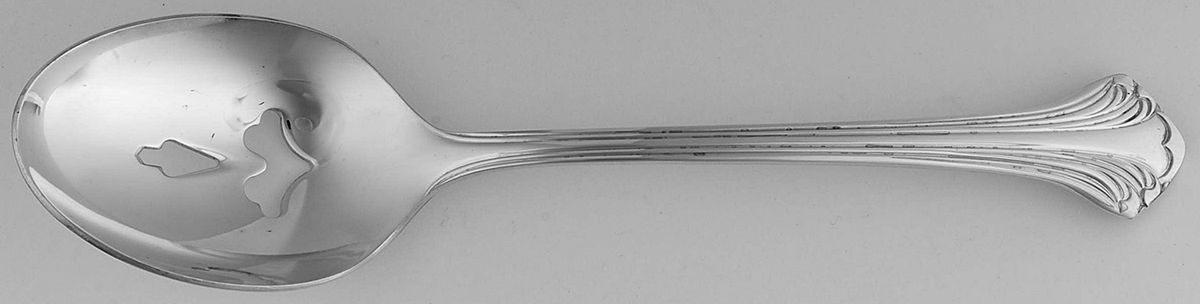 Allegro (SILVERPLATE) Pierced Tablespoon (Serving Spoon) by Royal Gallery-1